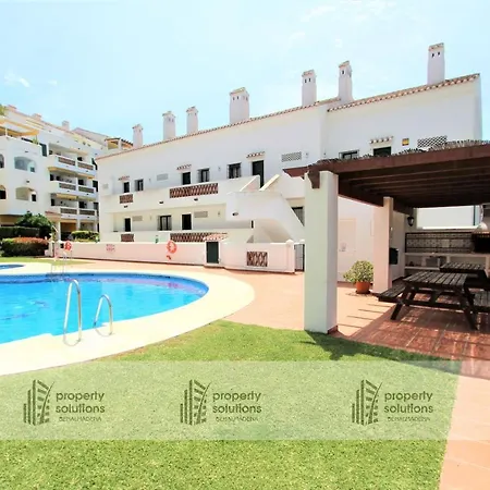 Pueblo Del Parque 3 - Terraza Soleada Con Jardin - Piscina Y Playa - Urbanizacion Tranquila Benalmadena